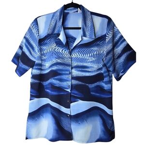 Vintage Blue Wave Shirt